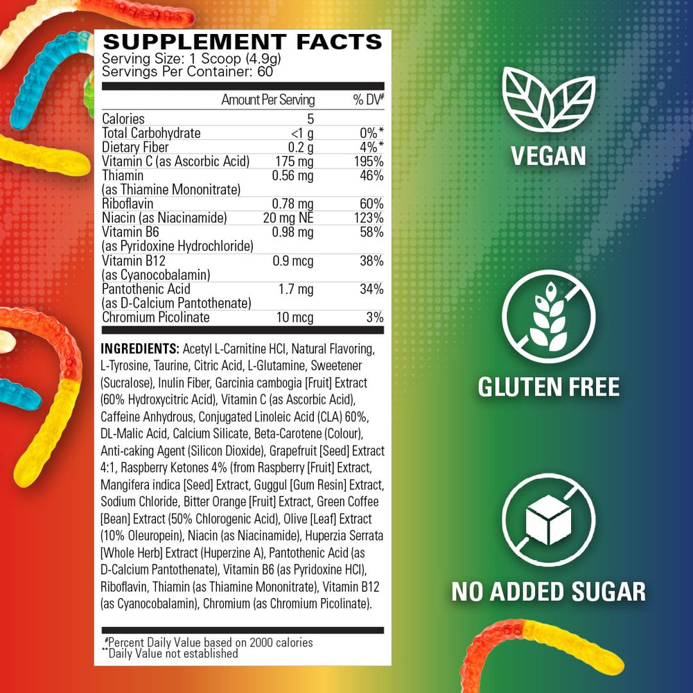 EHP Labs OxyShred powder dissolving in a glass highlights easy preparation.