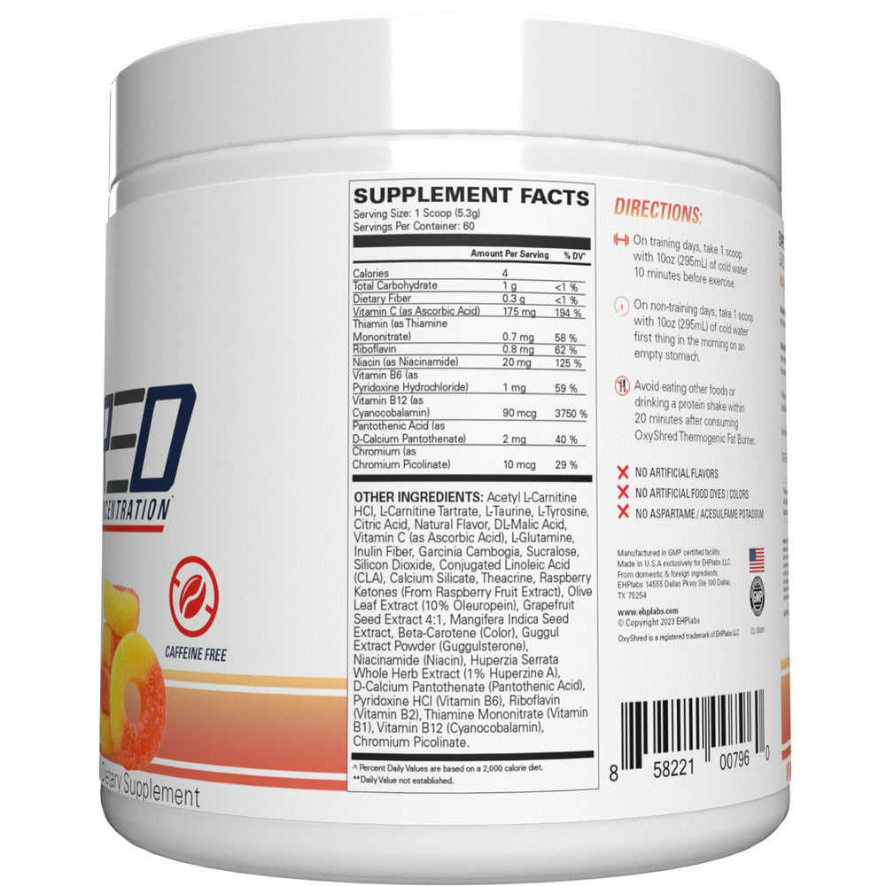 EHP Labs OxyShred Acetyl L-Carnitine element detail.