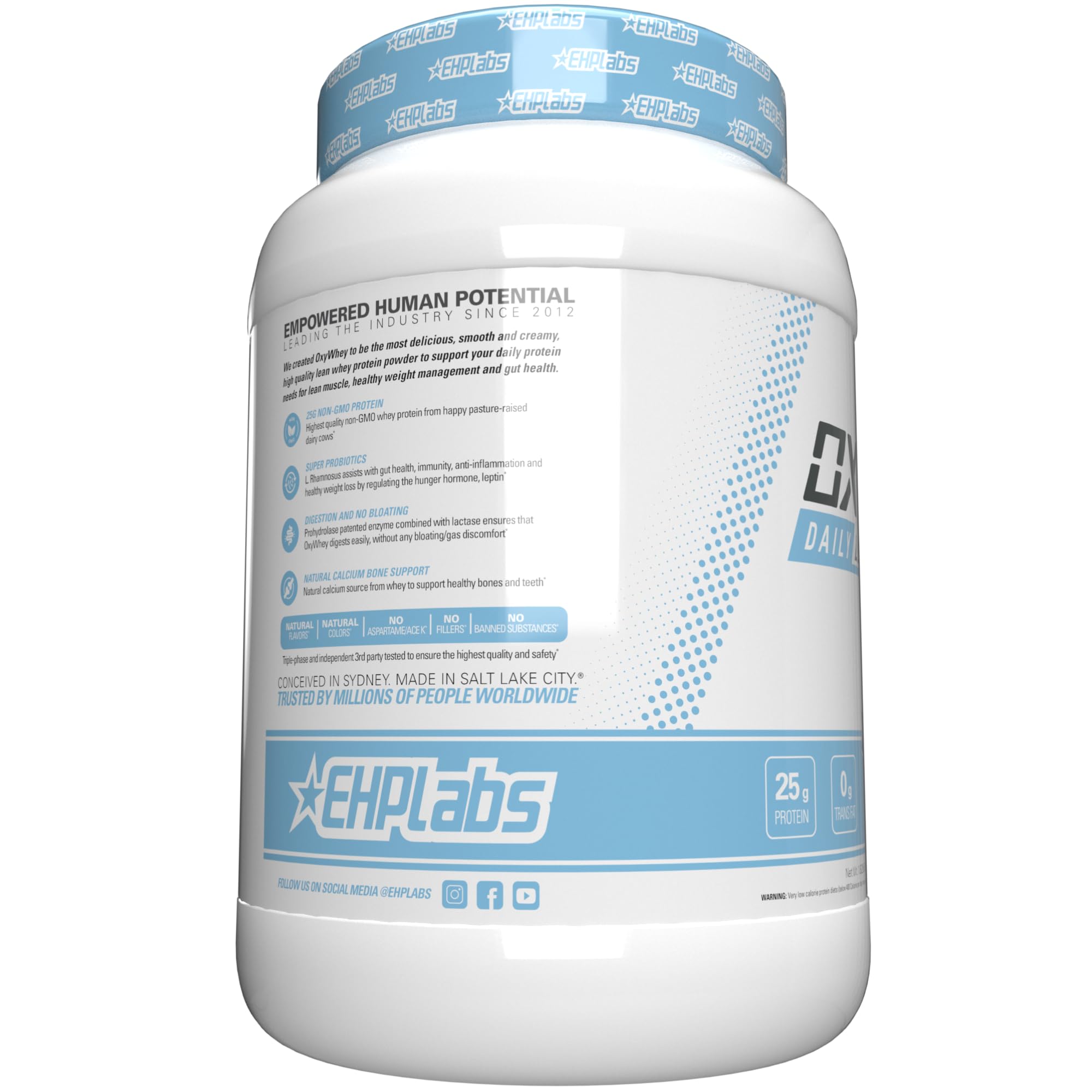 EHP Labs OxyWhey meal replacement option for busy mornings