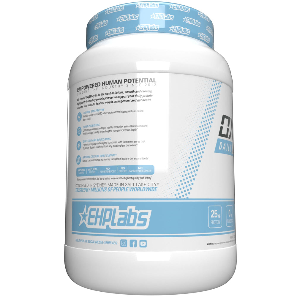 EHP Labs OxyWhey meal replacement option for busy mornings