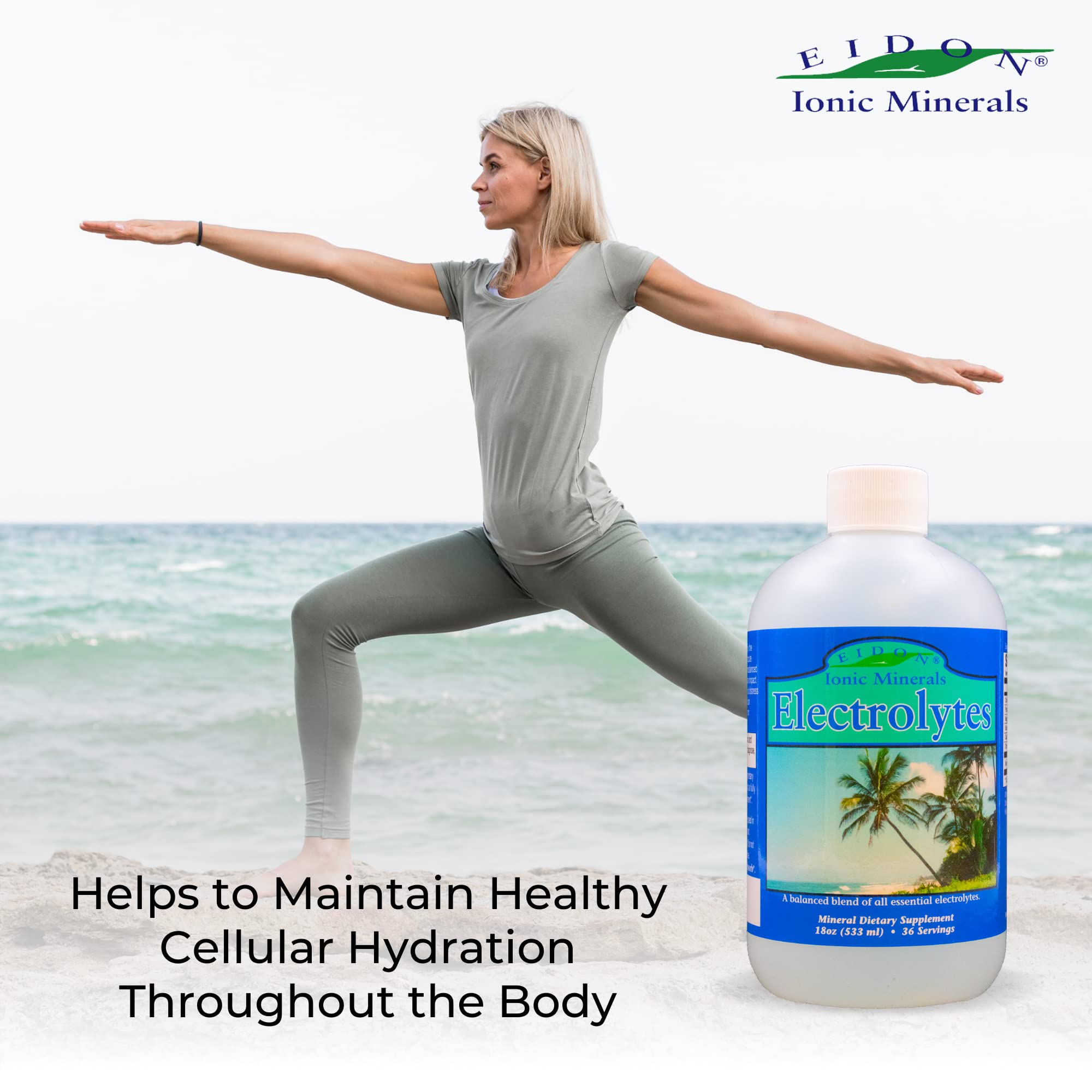 USA-made Eidon Electrolytes packaging signaling quality.