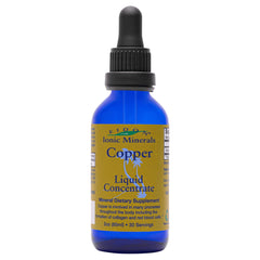 Eidon Ionic Minerals Copper bottle pour for daily mineral support and cardiovascular-friendly use
