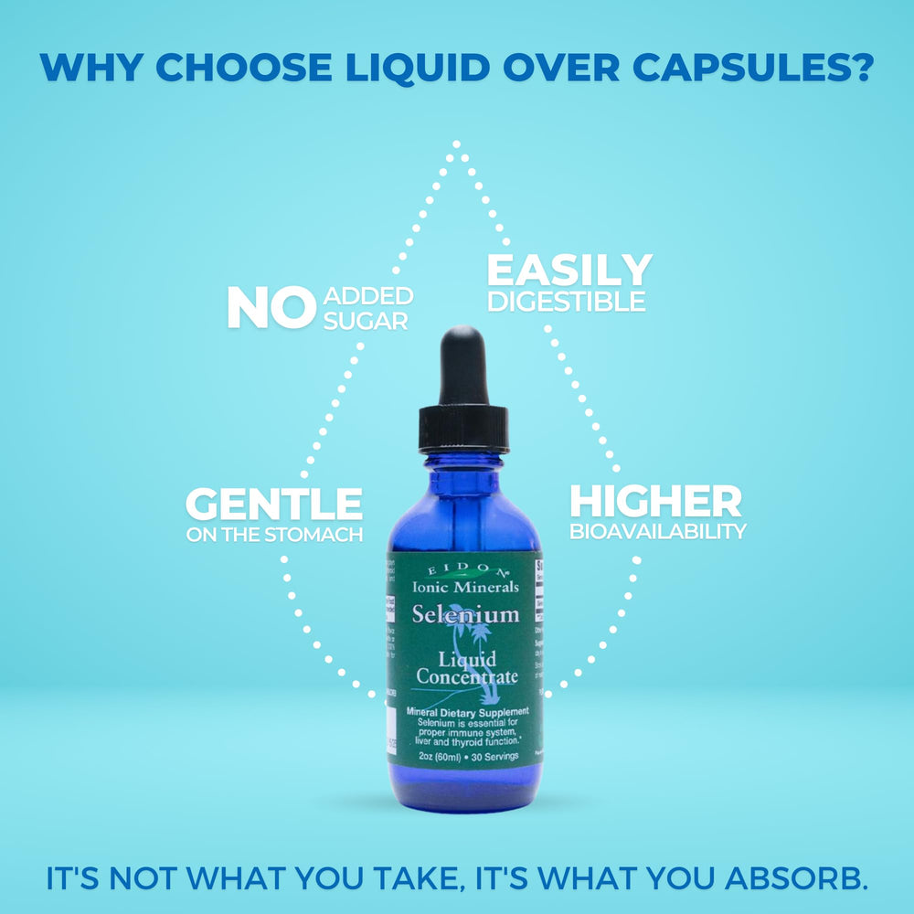 Sodium selenate ingredient detail in Eidon formula supports mineral intake