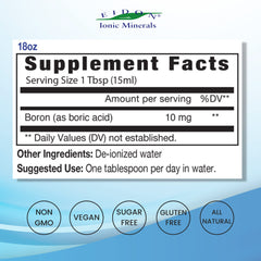 Eidon Liquid Boron Drops bottle in hand highlights accessible supplementation
