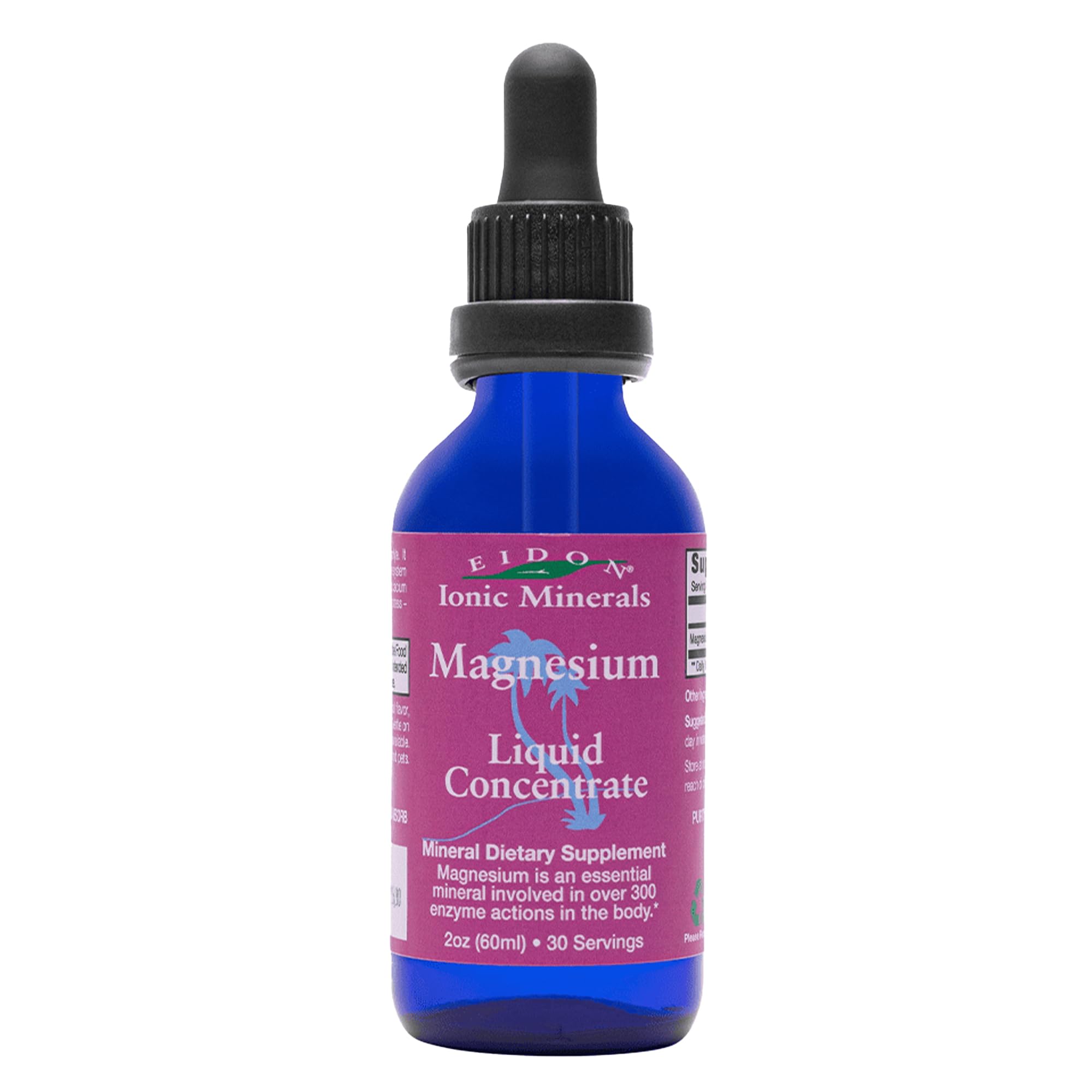 Eidon Liquid Magnesium Concentrate bottle for easy daily use and muscle support