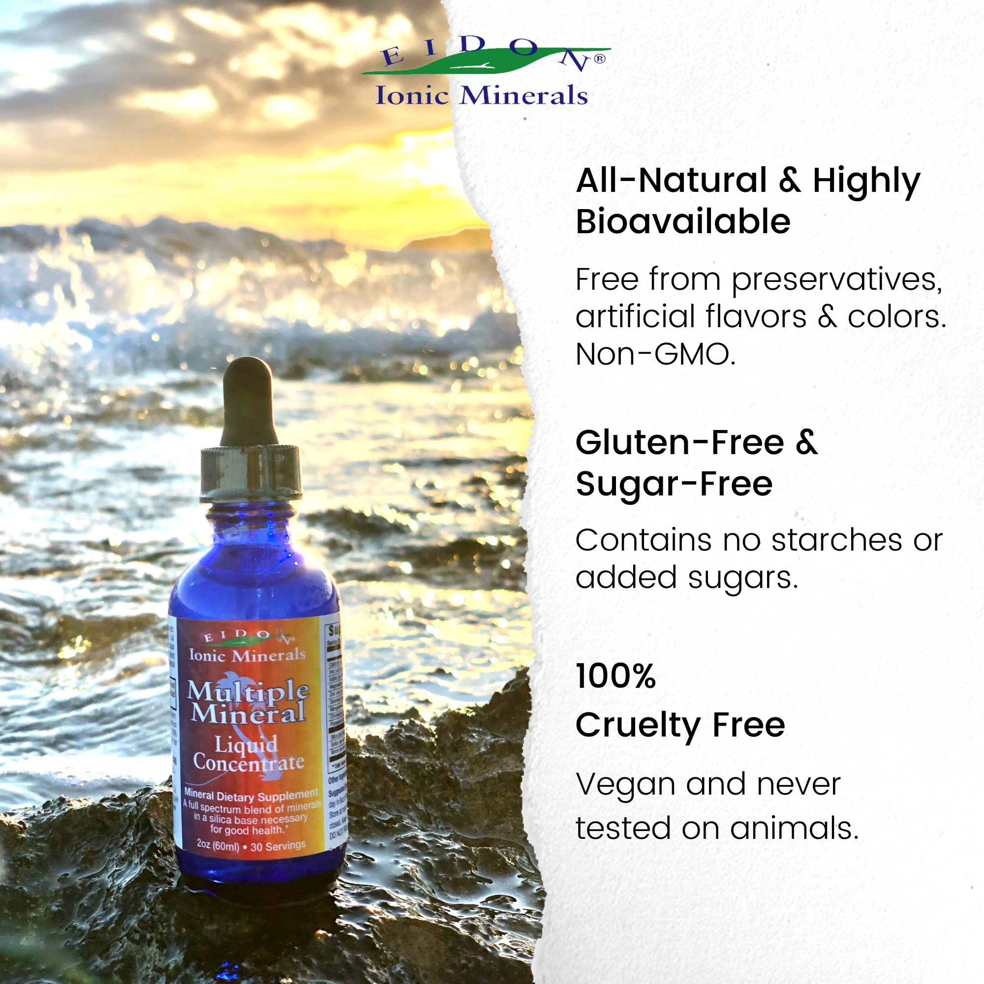 USA-made Eidon label emphasizes quality and origin.