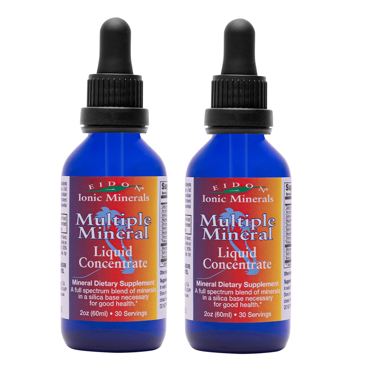Eidon Multiple Minerals drops bottle pour for hydration