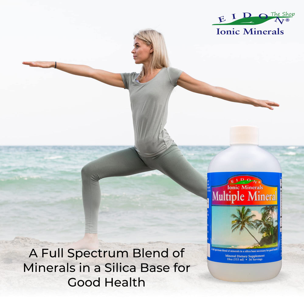 Eidon Multiple Minerals bottle proudly made in the USA.
