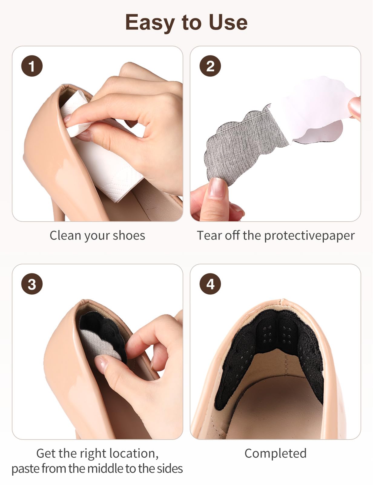Comodidad durante todo el día con EIRMAT, ideal para tacones, bailarinas o botas.