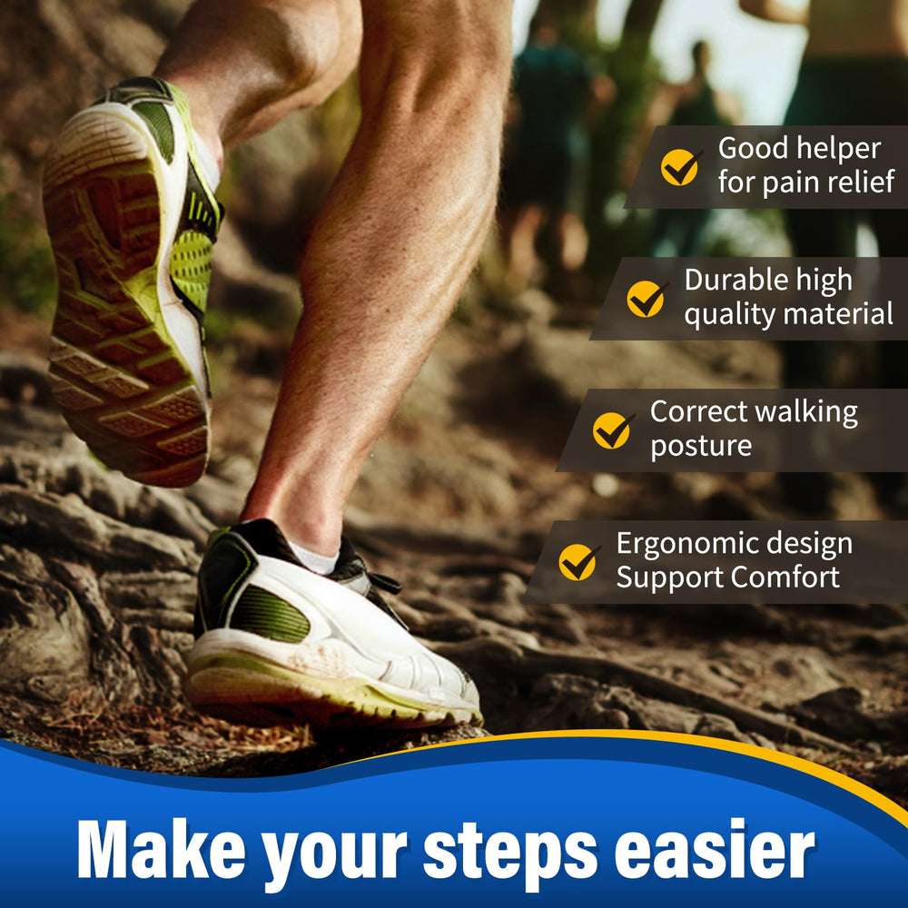 EIRMAT forefoot gel cushion reduces impact for more comfortable steps.