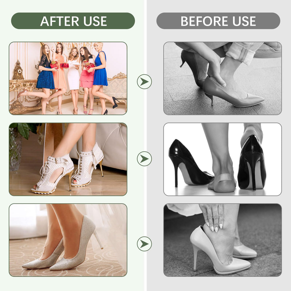 First-use tip: clean the heel surface before applying EIRMAT pads.