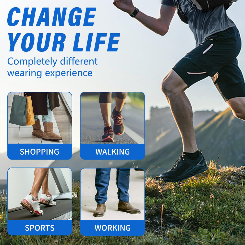 EIRMAT work-ready insoles fit various shoes for daily wear.