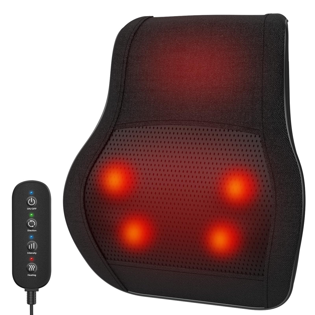 Ekmoey back massager with heat delivers soothing relief for tense shoulders.
