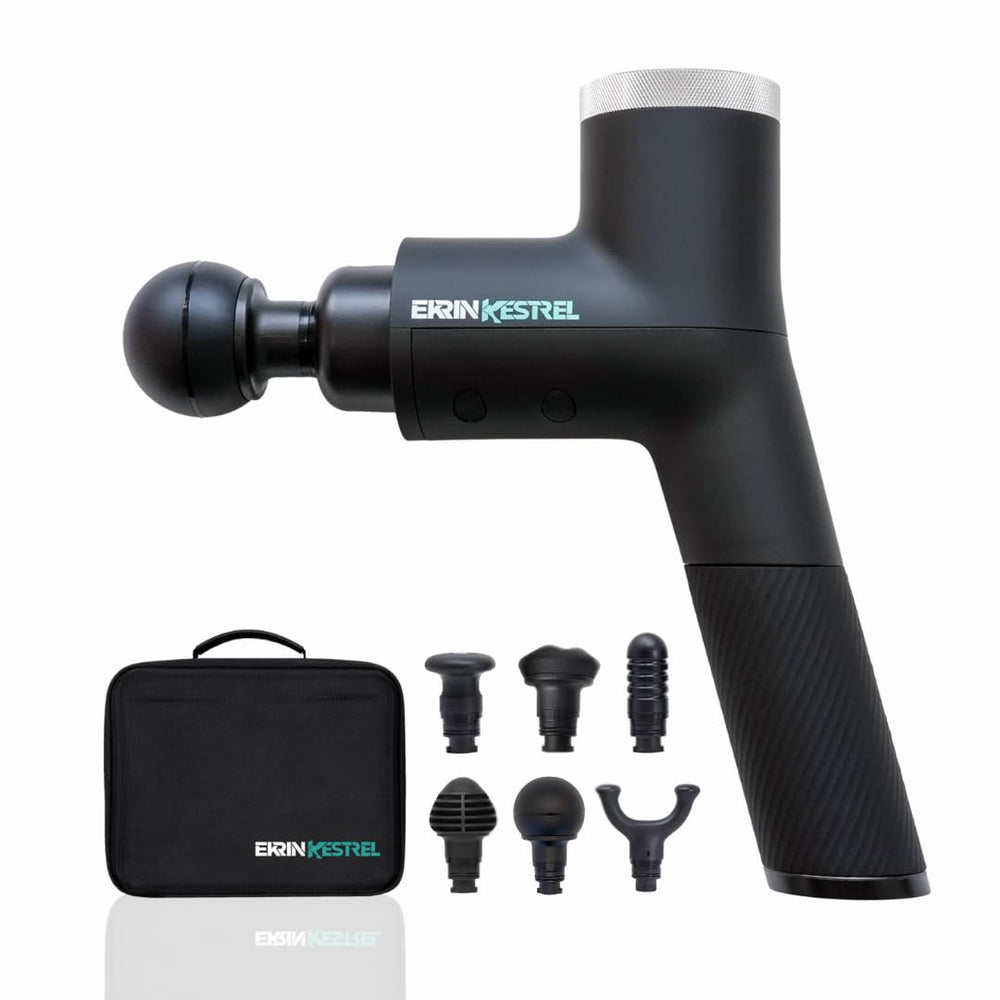 Ekrin Athletics Kestrel massage gun with 13mm stroke for targeted muscle relief