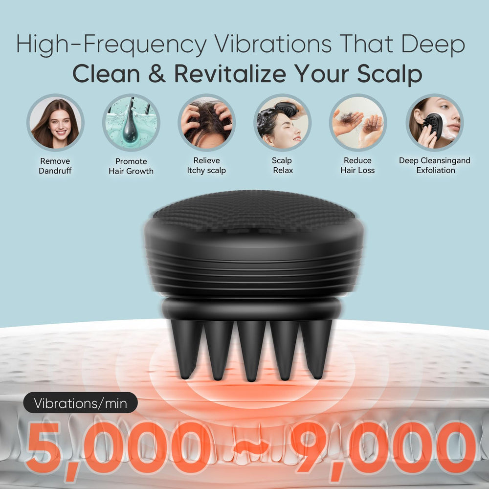 High-frequency vibrations up to 9,000 per minute boost cleansing action.