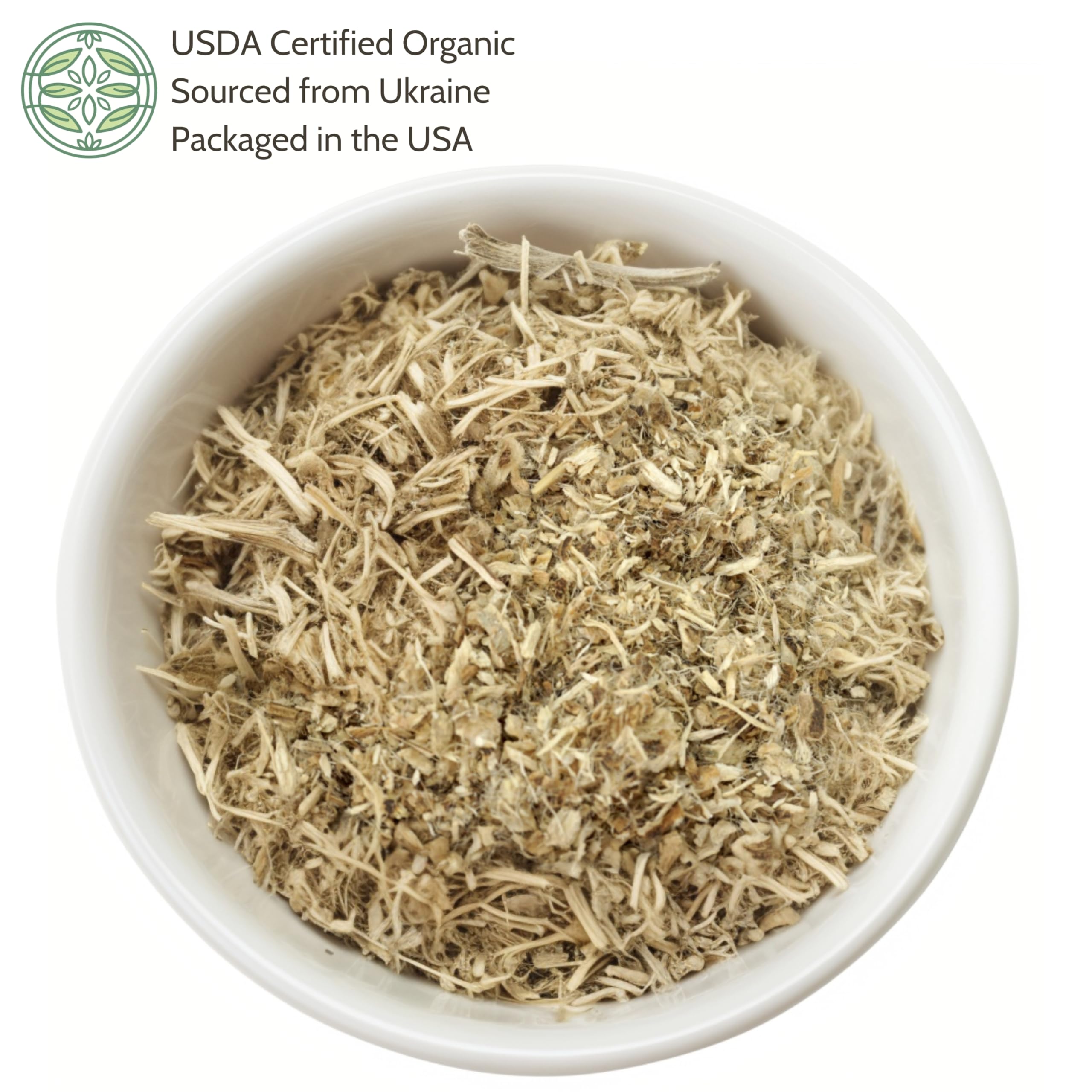 Elanen Naturals USDA Organic marshmallow root in bulk packaging