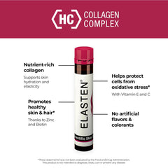 Elasten ampoules pour stream demonstrates convenient daily ritual for radiant skin.