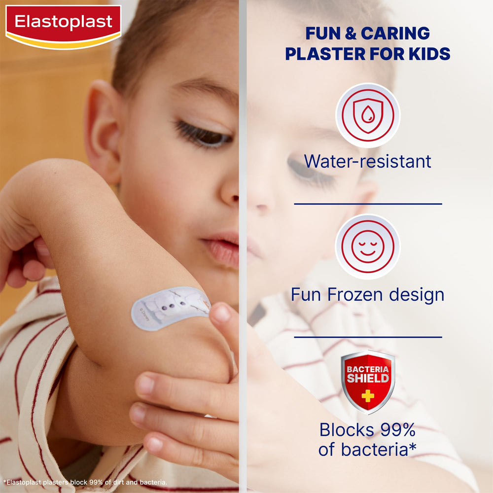 Adhesión firme de curitas Elastoplast Frozen para niños