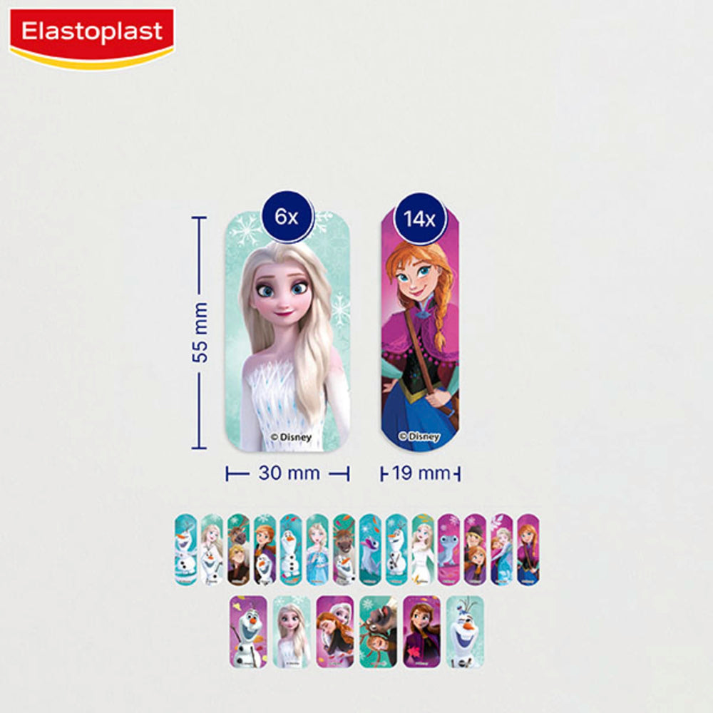 Diseños Frozen Olaf Elsa Anna en curitas para niños