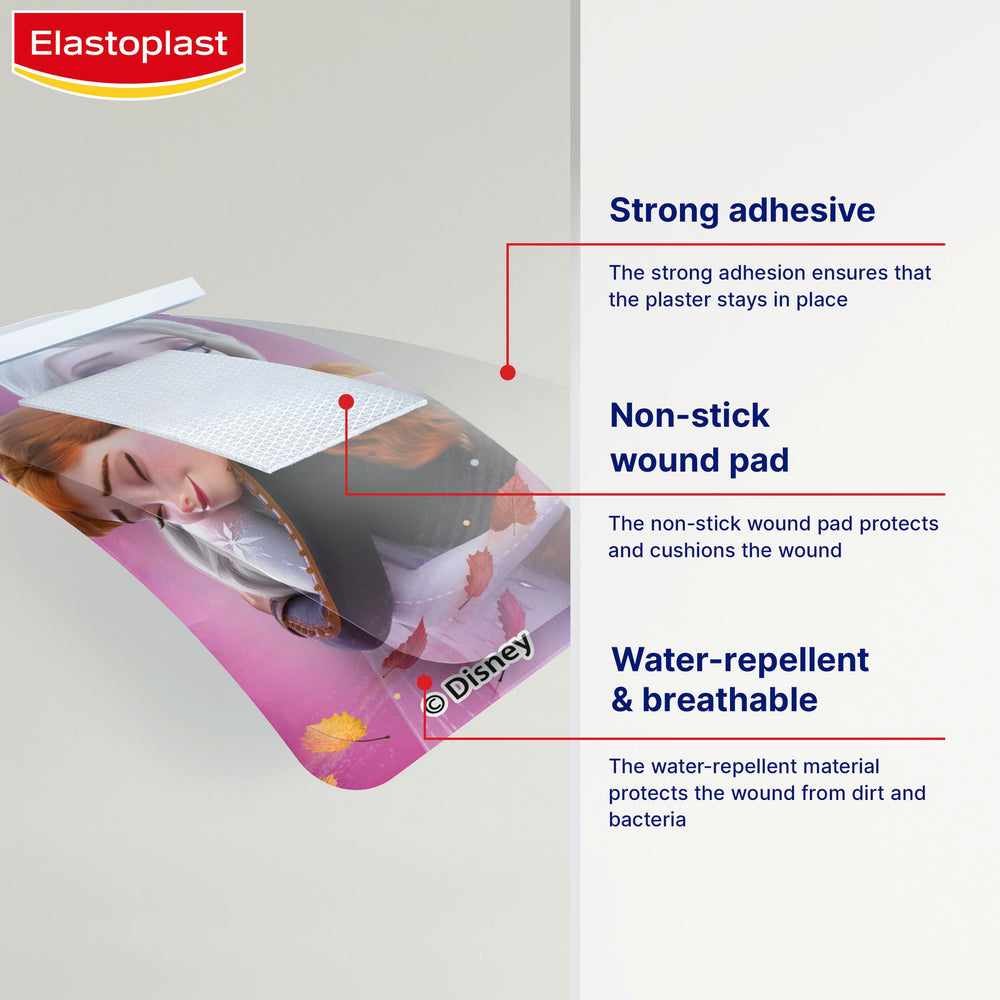 Resistente al agua para curitas Frozen Elastoplast que acompañan juegos