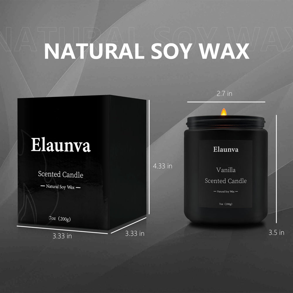 Elaunva black glass jar adds chic decor to any room.