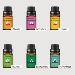 Elaunva eucalyptus 10ml bottle ideal for diffusing and freshness.