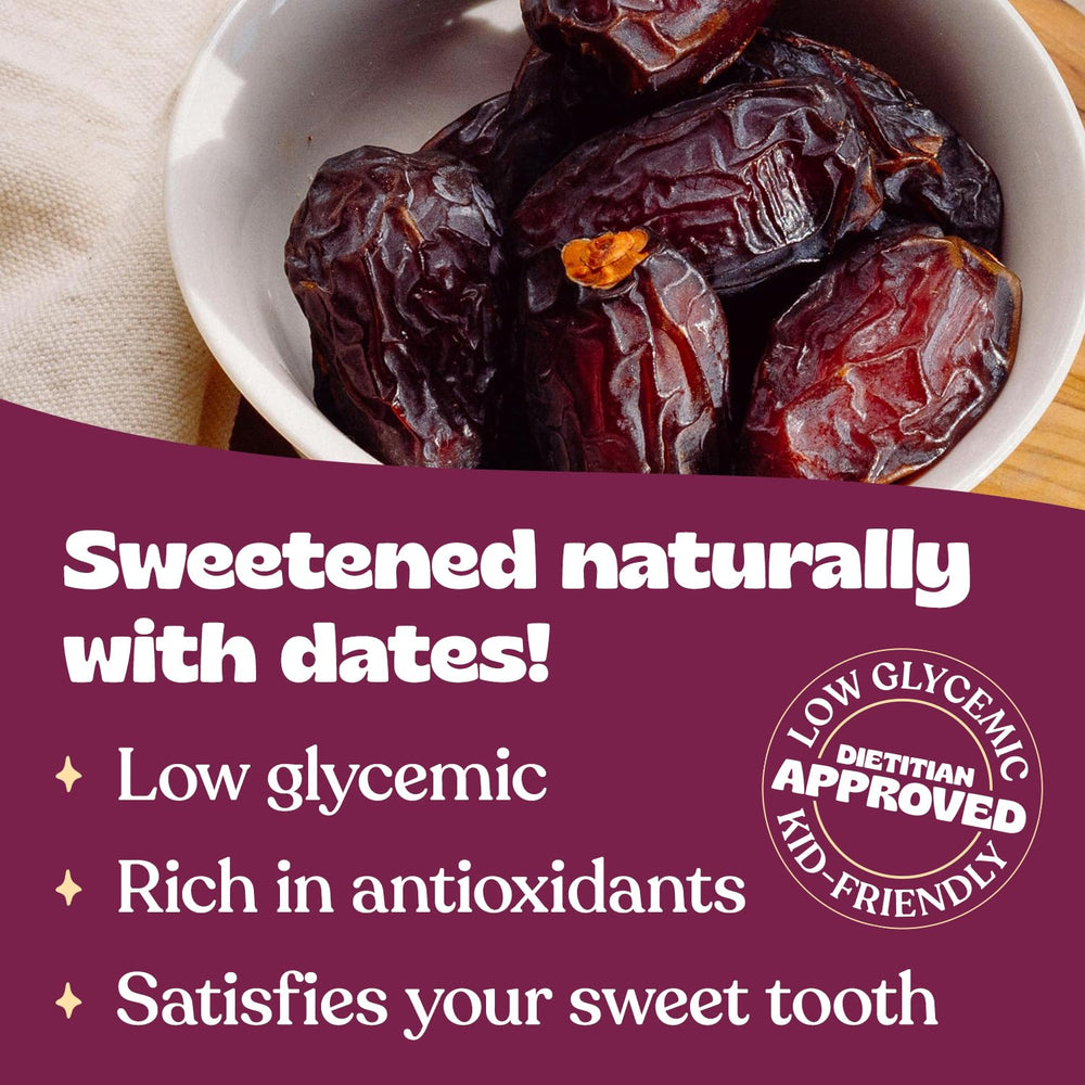 ELAVI Protein Brownie close-up reveals chewy texture and natural sweetness