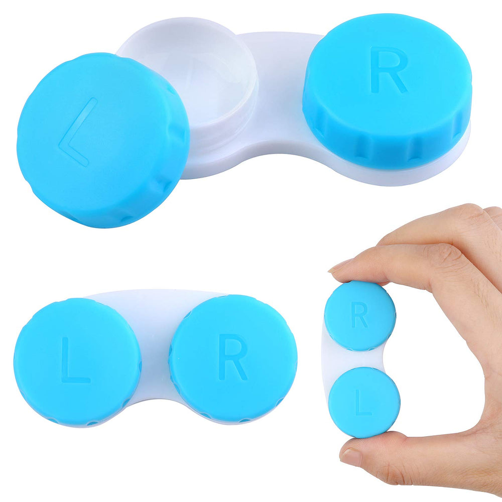 Elcoho green right lens case for safe storage on the go.