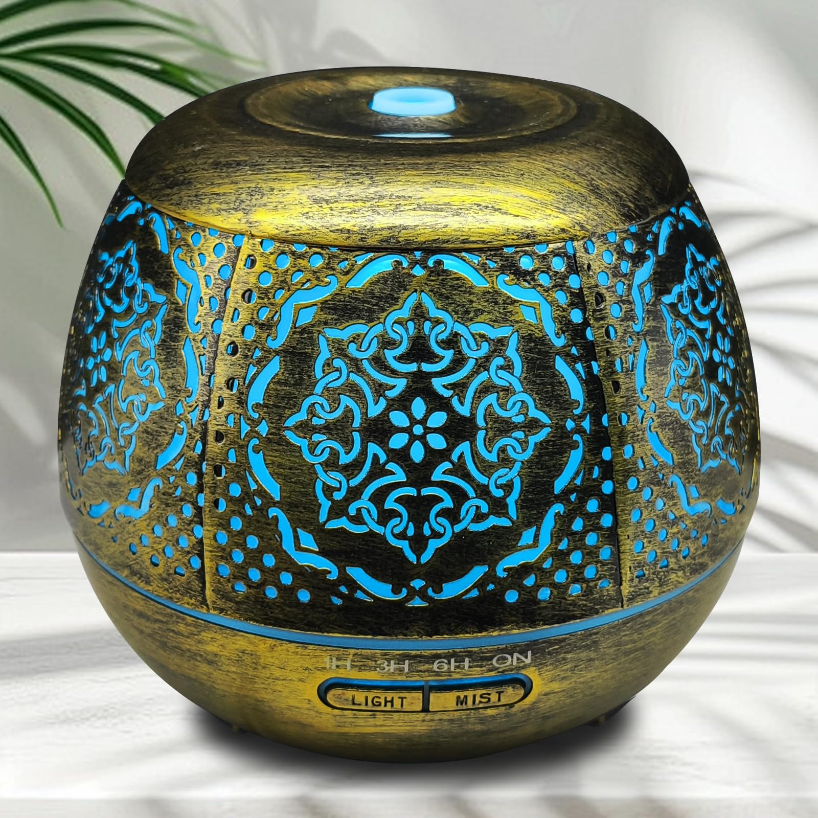Elcxsla essential oil diffuser 500ml with ultrasonic diffusion for large rooms