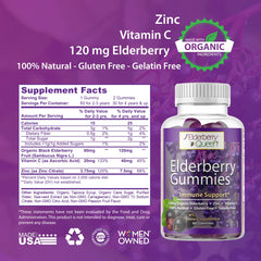 Elderberry Queen gummies suitable for kids and adults during cold season