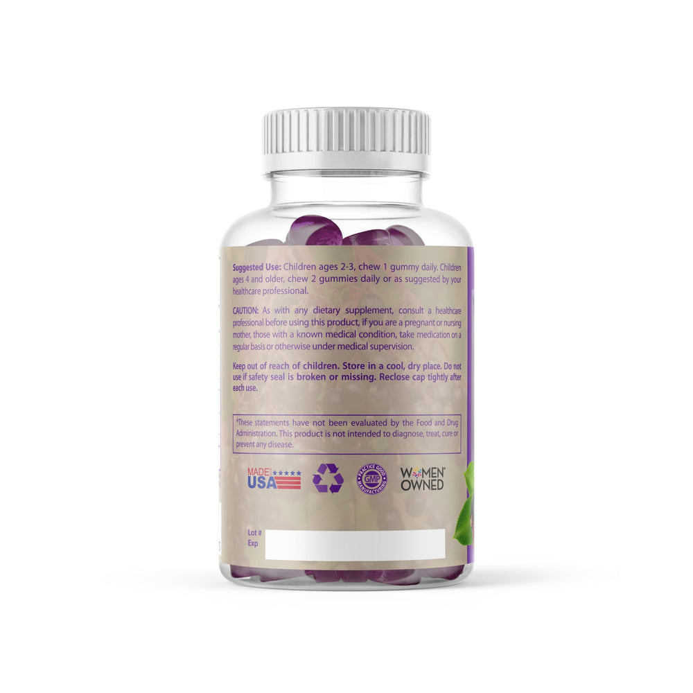 Elderberry Queen organic black elderberries provide natural sweetness