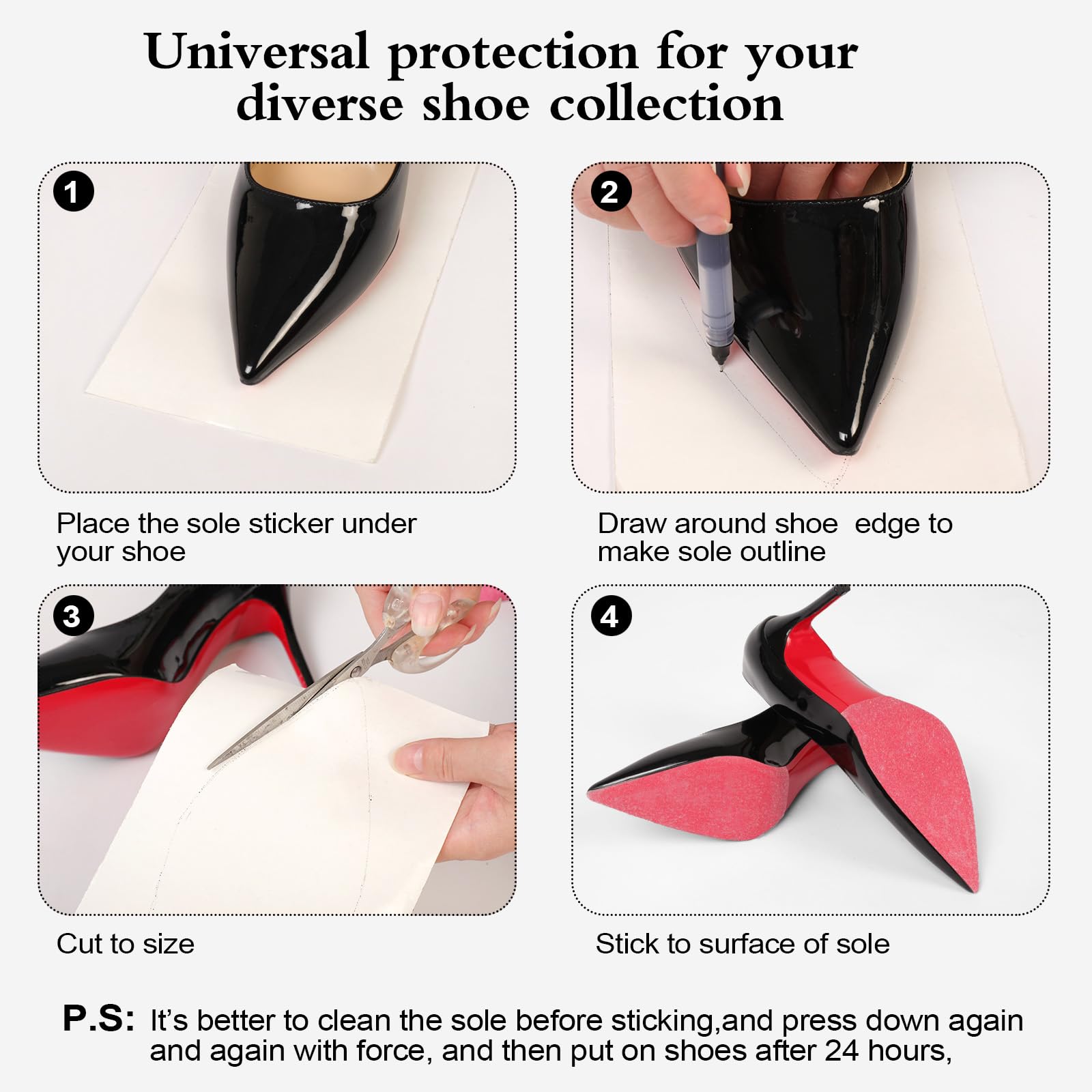 Eldosilk protects worn soles extending shoe life between cobbler visits