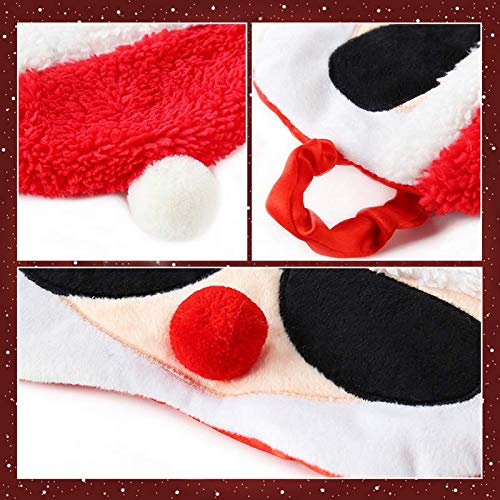 EleCharm soft plush eye mask back view highlights breathable fabric and gentle fit.