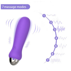 Electric Handheld Massager with 7 modes for customizable relaxation options.
