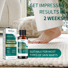 ELEFOCUS Wart Remover Liquid dries quickly for a comfortable, clean finish.
