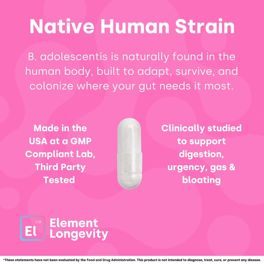 Element Longevity clinical study graphic illustrating human data on digestion.