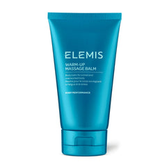 Elemis Warm-Up Massage Balm bottle front view ideal for relaxing massage.