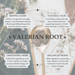 Elanen Naturals valerian root loose leaves in a jar indicate organic, non-GMO quality
