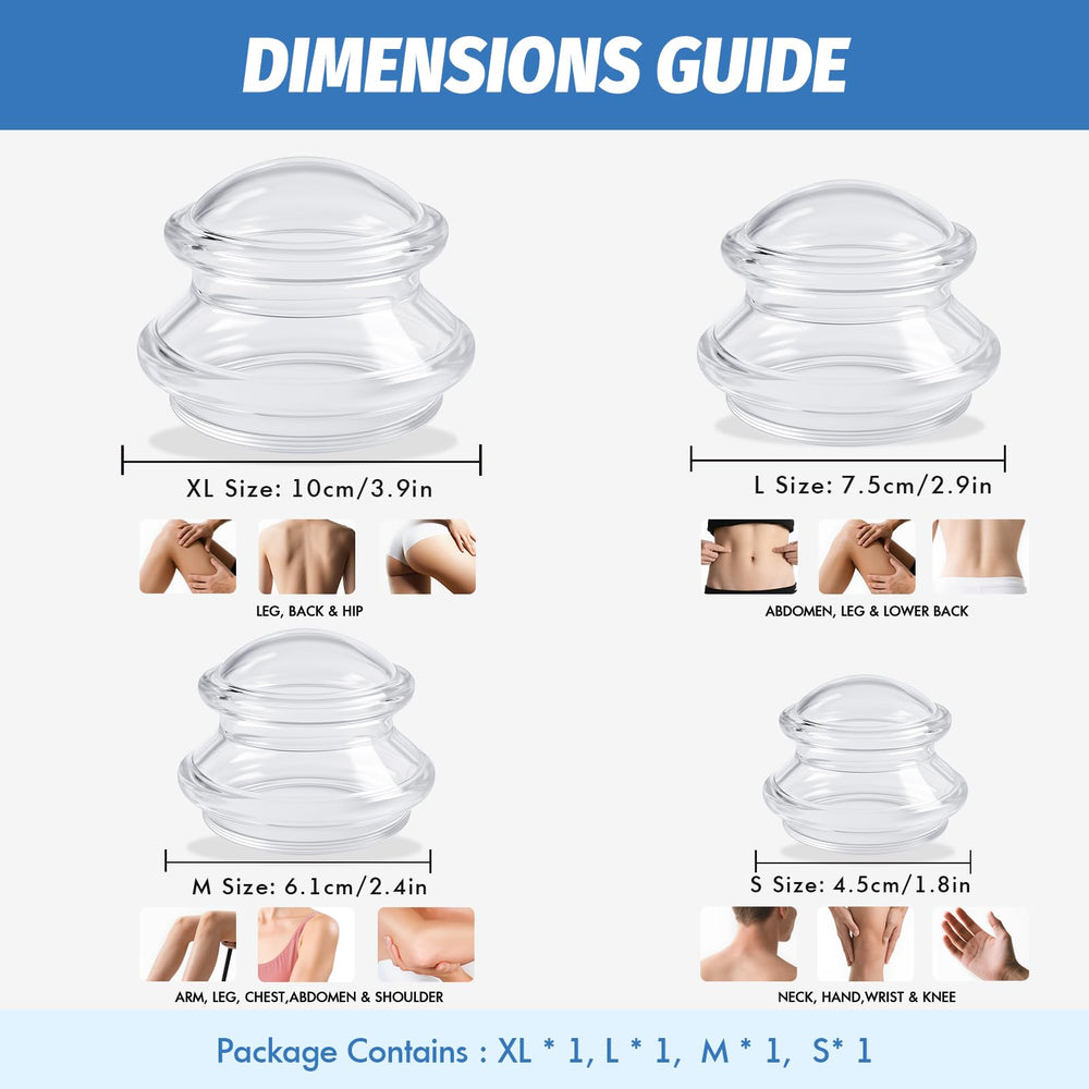 ELERA Silicone Cupping XL shows soft silicone texture for gentle skin contact.