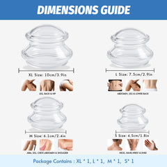 ELERA Silicone Cupping XL shows soft silicone texture for gentle skin contact.