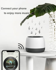 Elesories white noise machine in office privacy mode enhances concentration and clarity