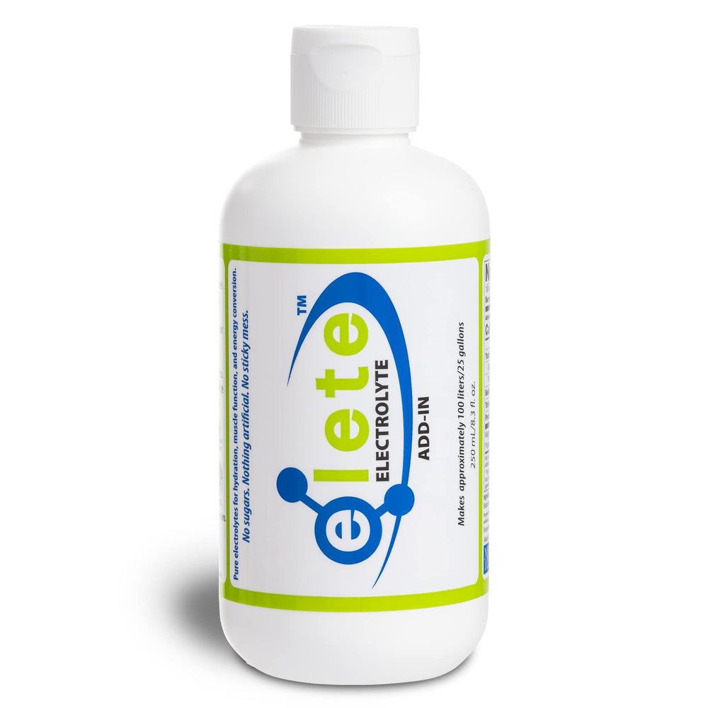 Elete Citrilyte Add-In pours into a glass for quick hydration.