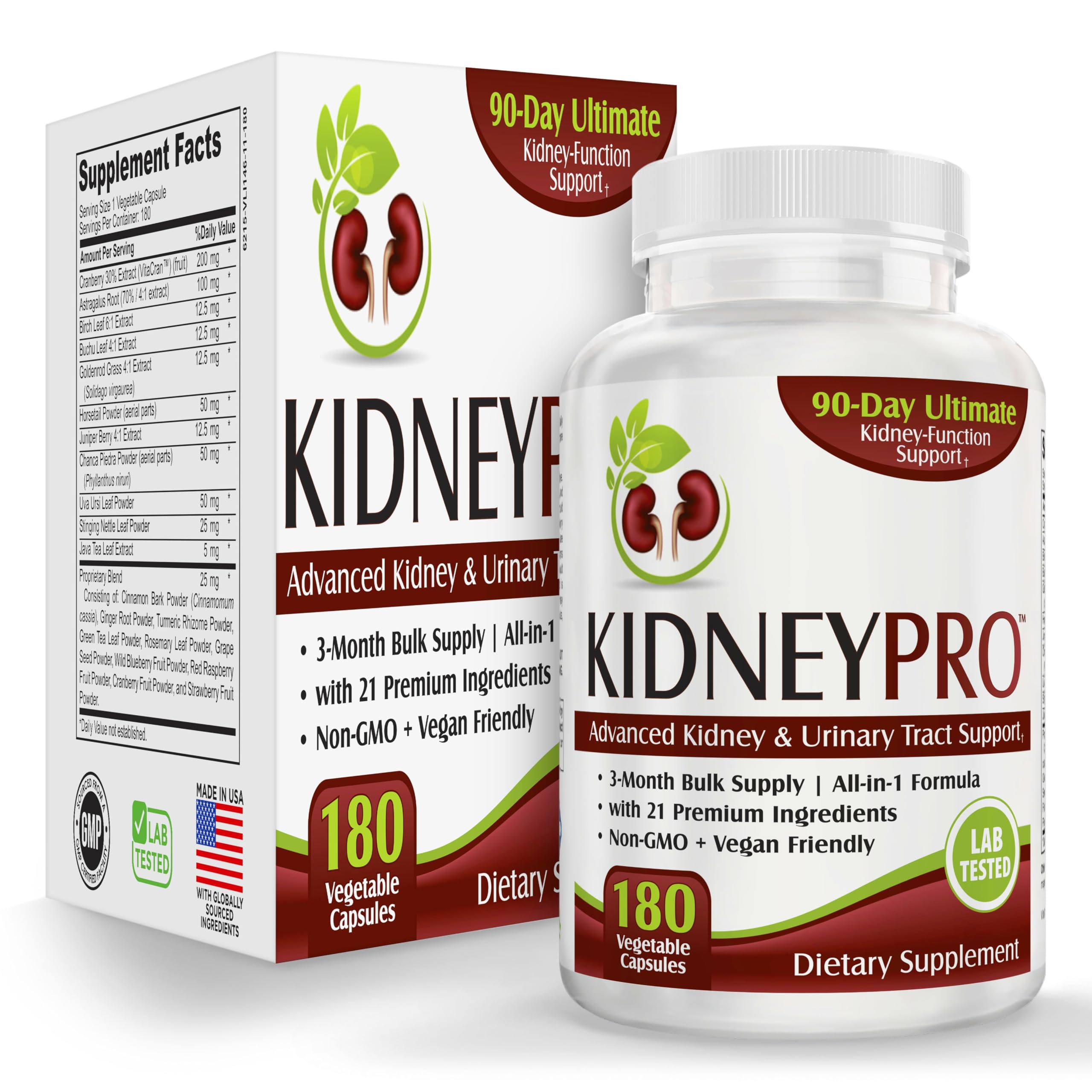 Herbal blend of 21 ingredients for kidney health