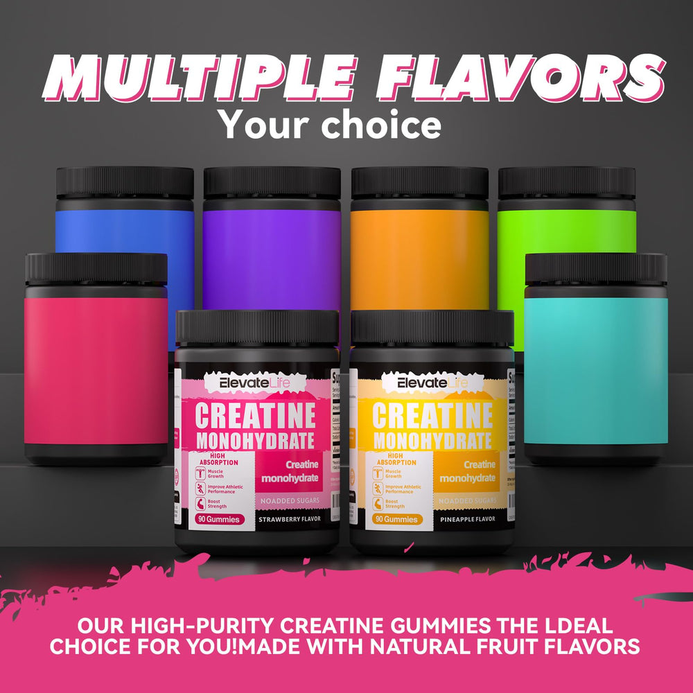 ElevateLife gummies on a shelf conveying consistent manufacturing quality.