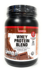 Elevation by Millville chocolate protein powder tub with rich flavor for daily protein