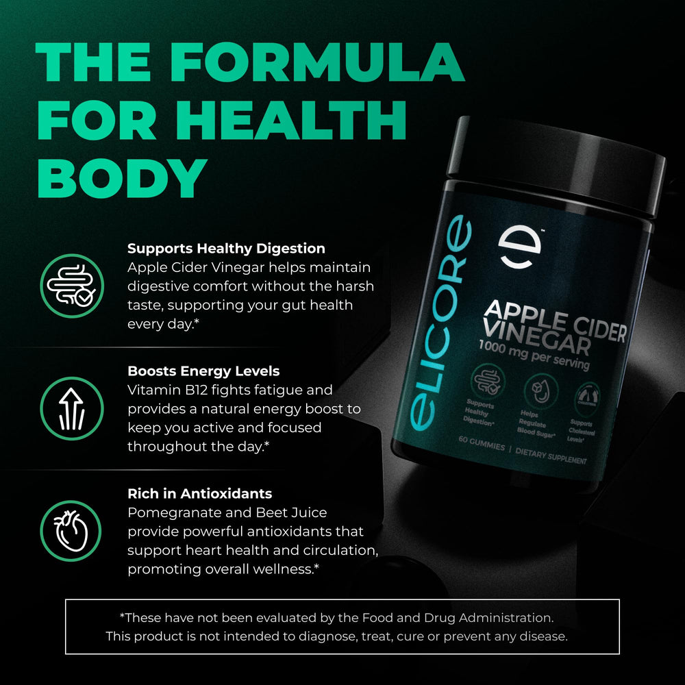 ELICORE gummies pour shot emphasizes easy daily intake and cravings control