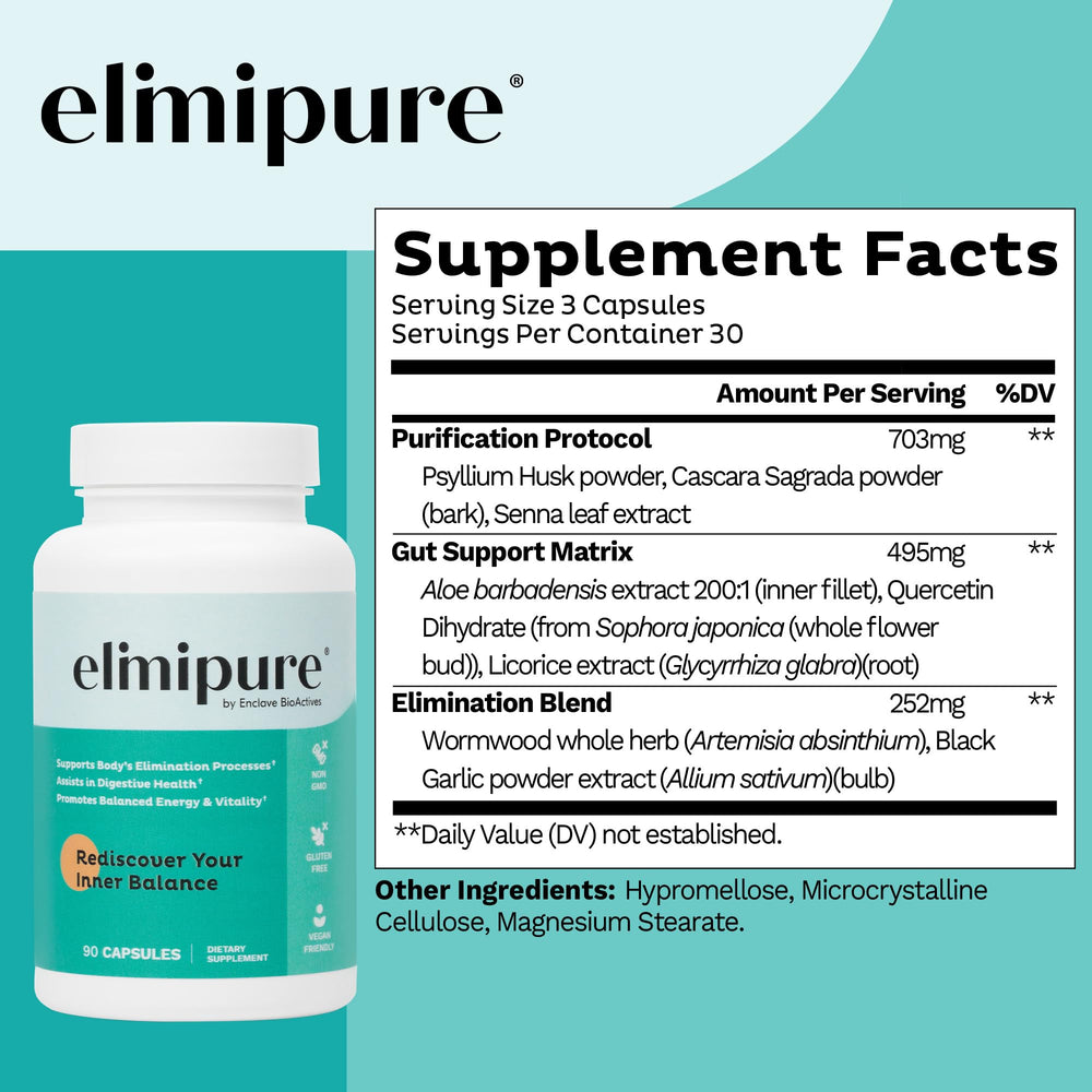 Elimipure Gut Cleanse in action suggesting potential energy and balance