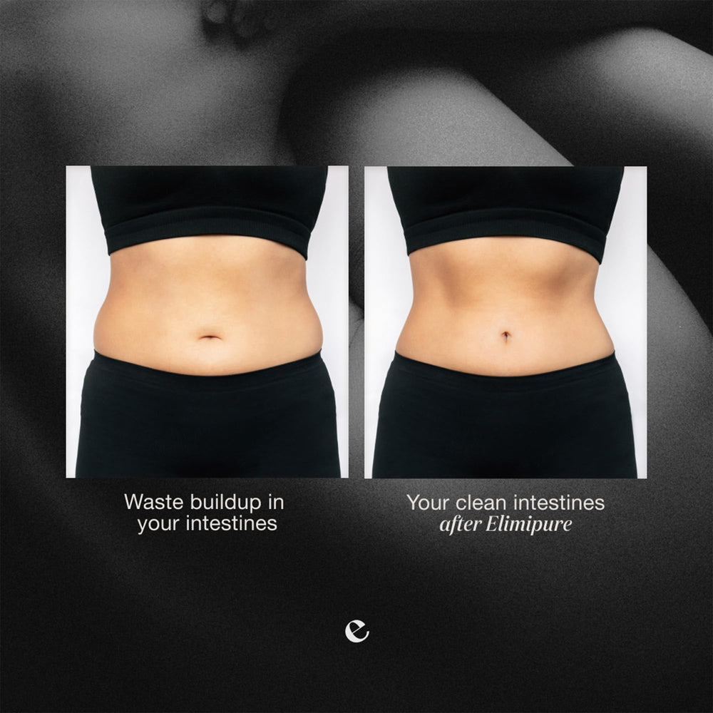 Elimipure Gut Cleanse packaging box presenting a premium detox experience
