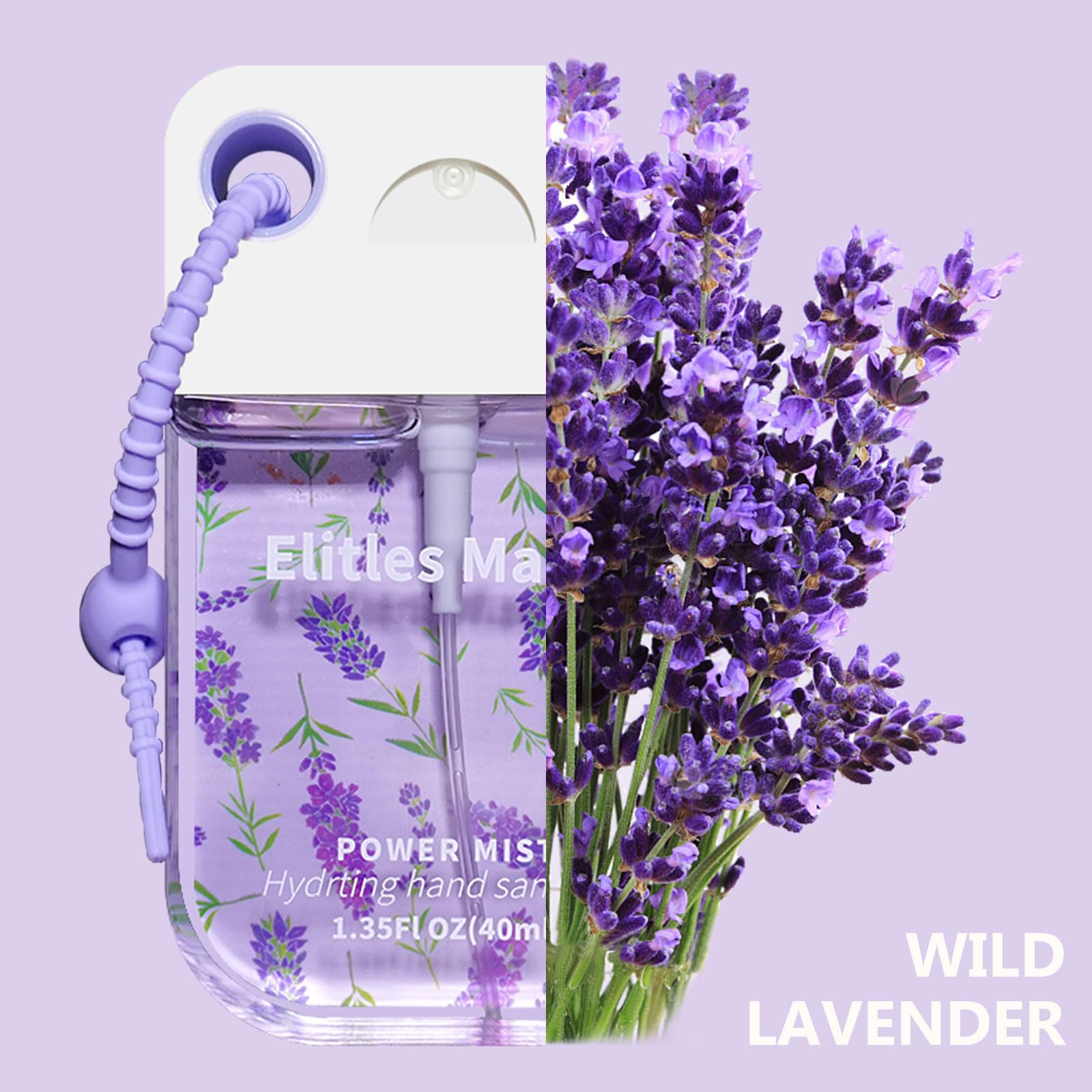 Elitles Made lavender scent hand sanitizer spray calming fragrance