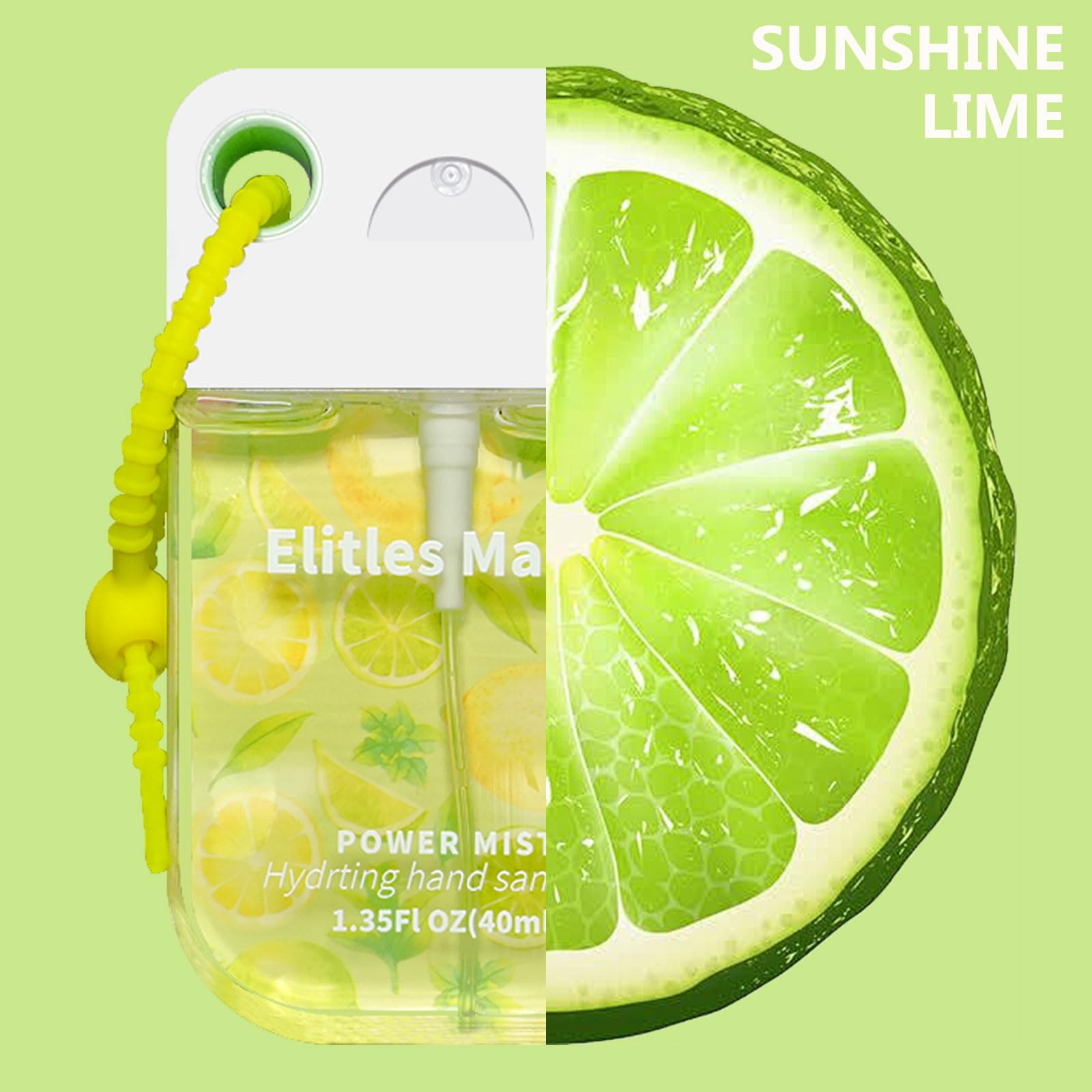 Elitles Made lemon scent hand sanitizer spray spa-like aroma
